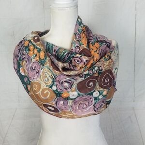 Beautiful colorful extract women silk scarf